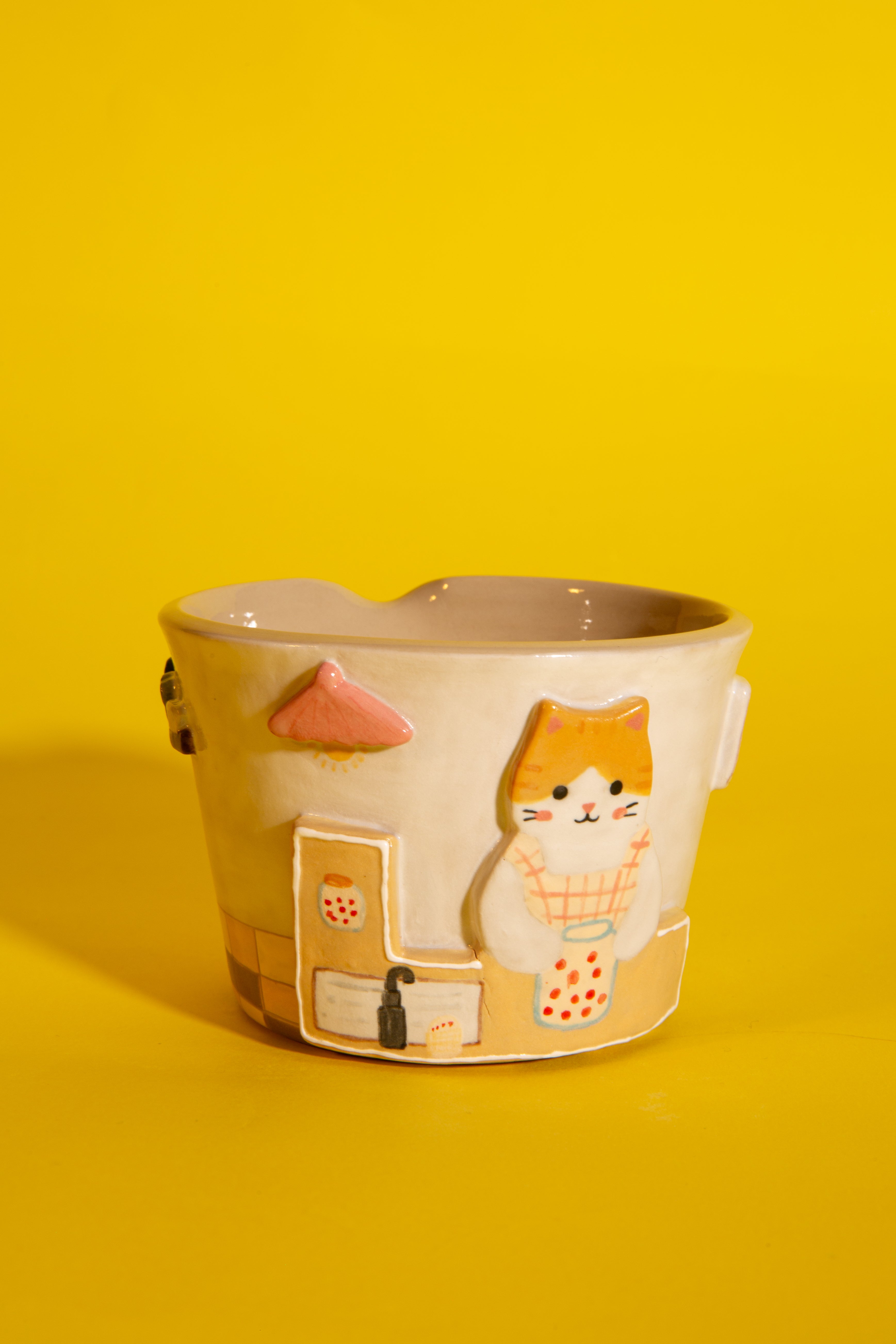 Signora Melina | Ceramic Mug with Spout Milk Jug or for Gravy
