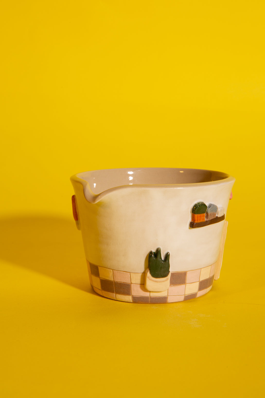 Signora Melina | Ceramic Mug with Spout Milk Jug or for Gravy