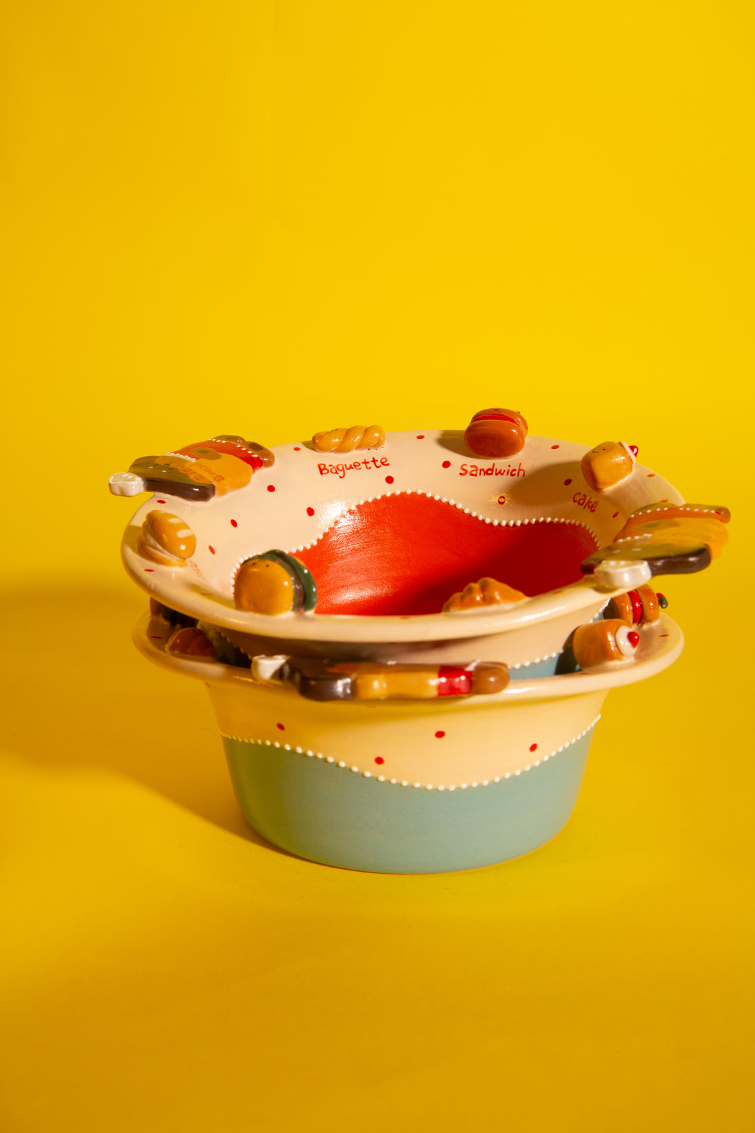 Rollie Bunford | Ceramic Rice Cereal Bowl with Handles