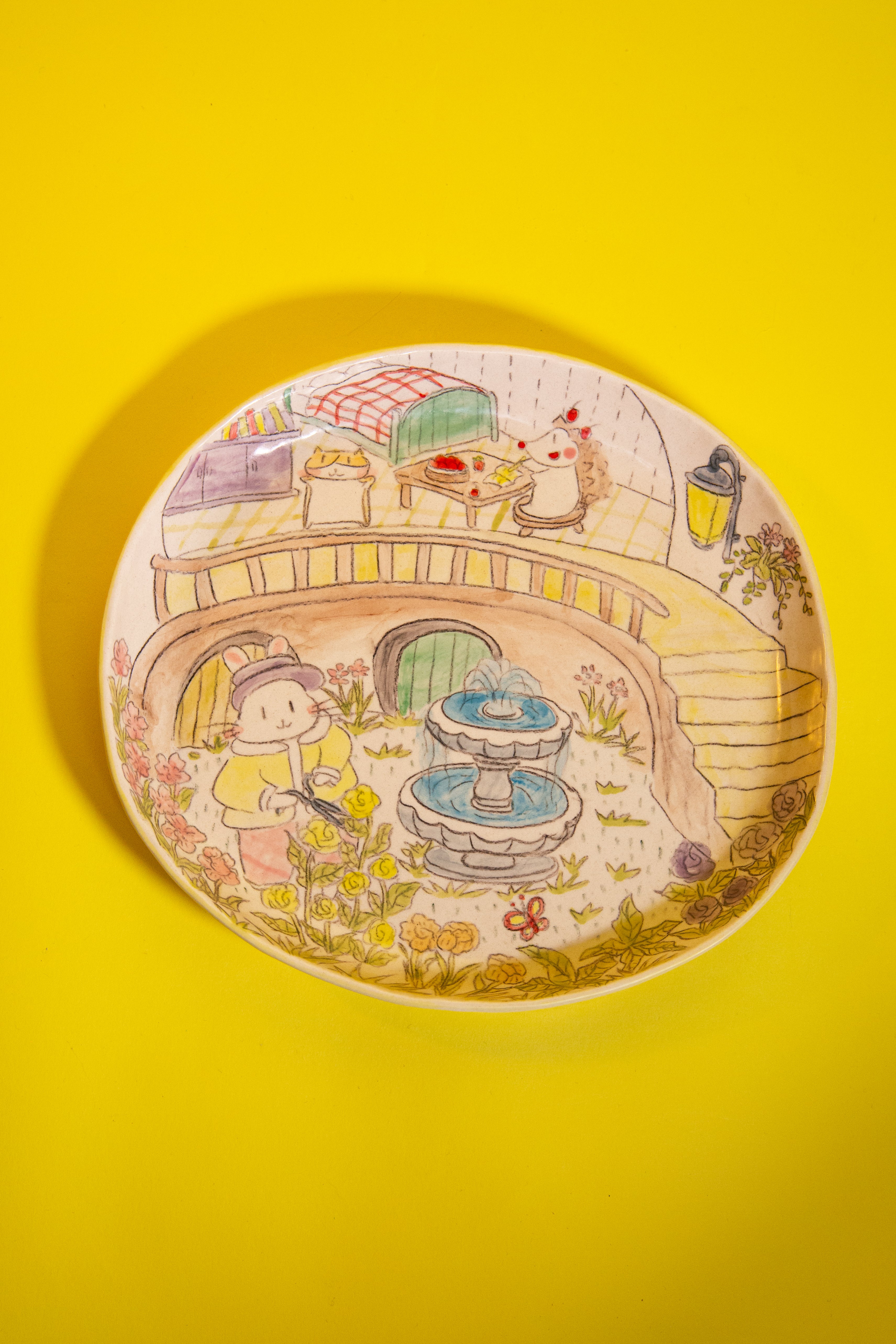 Between Courses | Handmade Ceramic Pasta Plate & Serving Plate