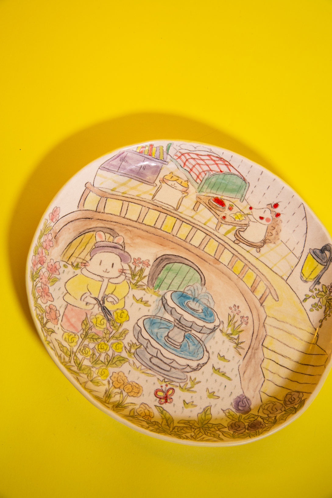 Between Courses | Handmade Ceramic Pasta Plate & Serving Plate