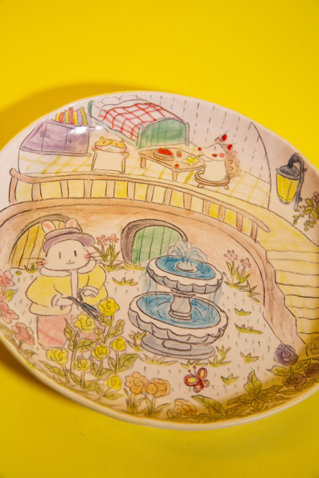 Between Courses | Handmade Ceramic Pasta Plate & Serving Plate